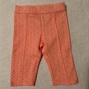 Janie and Jack Coral 18-24m Patterned Leggings nwt